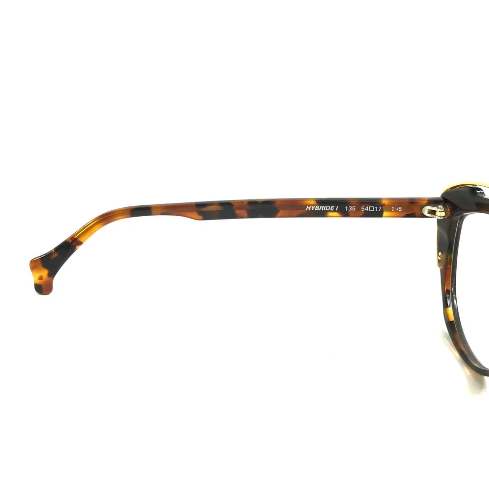 PLM Creation Eyeglasses Frames HYBRIDE I 135 Black Brown Tortoise Gold 54-17-145